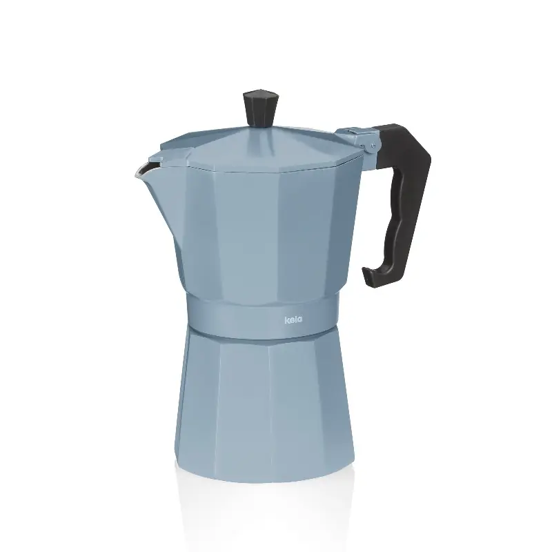 Akce KELA Konvice na espresso kouřově modrá 19,0cm 9,0cm 300 ml