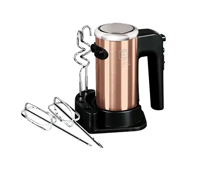BERLINGERHAUS Mixér ruční šlehač s příslušenstvím 300 W Rosegold Metallic Line Cenově Výhodný
