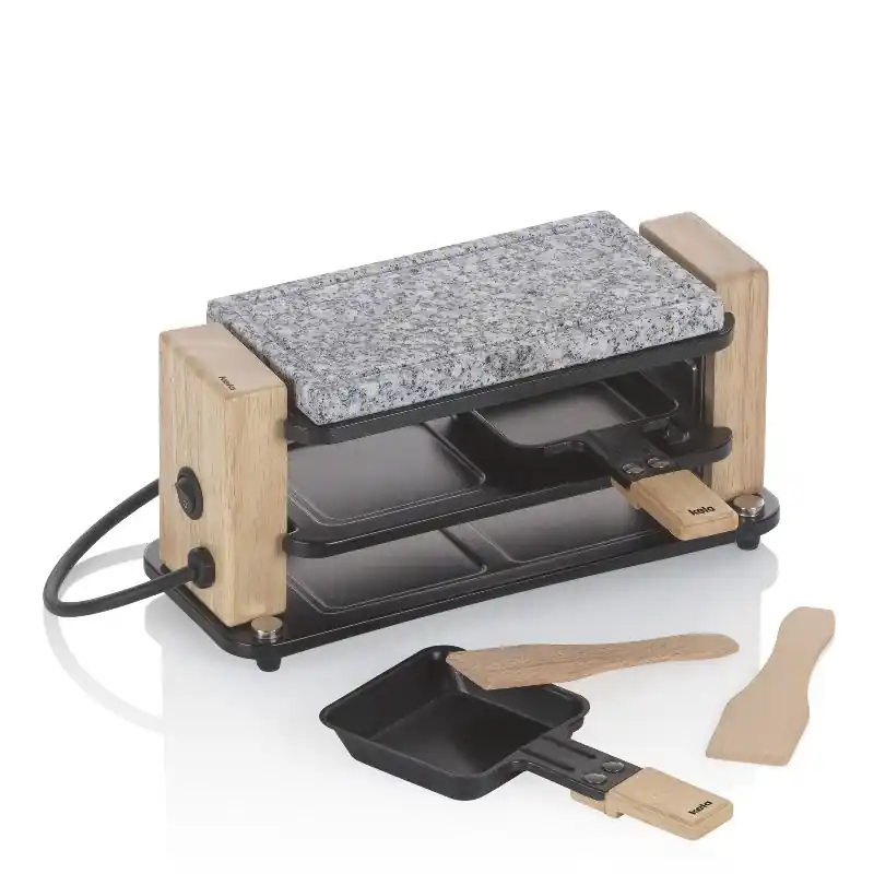 Bezpečná Platba KELA Raclette/Stone Bedretto Granite black 2 osoby 27,0x11,0x13,0cm