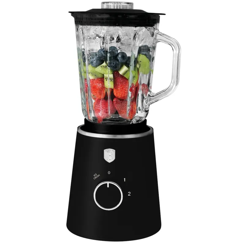 BERLINGERHAUS Stolní mixér se skleněnou nádobou 1,5 L 1000 W Matte Black Collection Nejlepší Volba